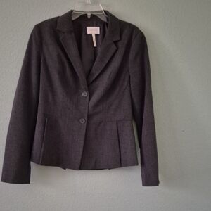 Laundry By Shelli Segal Dark Gray Blazer
